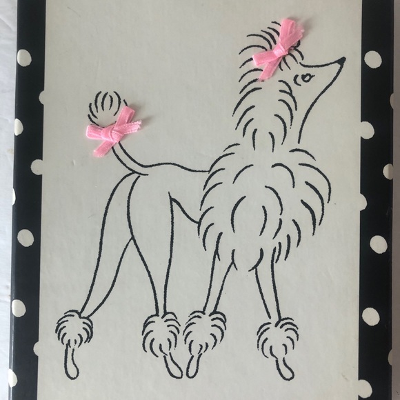 Paris Poodle Greeting Cards Michael Miller 14 Blank Cards Envelopes Set VTG. - Picture 3 of 4